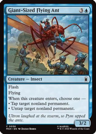 Giant-Sized Flying Ant (MSH-056) - Marvel Super Heroes Foil、Wizards of the Coast、kayou