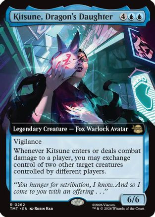 Kitsune, Dragon's Daughter (Extended Art) (TMT-262) - Teenage Mutant Ninja Turtles Foil、Wizards of the Coast、kayou