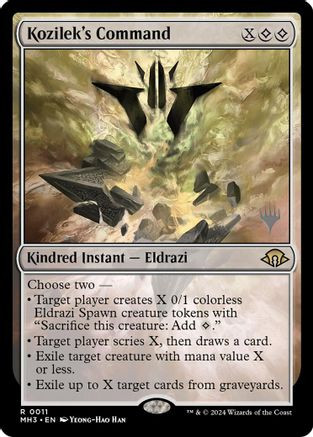 Kozilek's Command (PPECL-011) - Promo Pack: Lorwyn Eclipsed、Wizards of the Coast、kayou