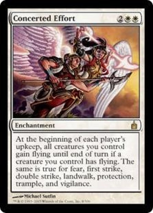 MtG Trading Card Game Ravnica: City of Guilds Rare Concerted Effort #8 Lightly Played、ToyWiz、kayou