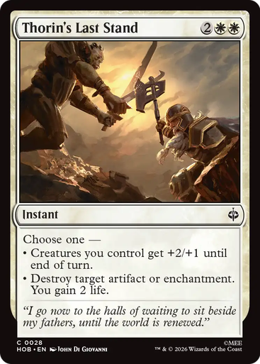 Thorin's Last Stand (Foil) | The Hobbit、Magic: The Gathering、kayou