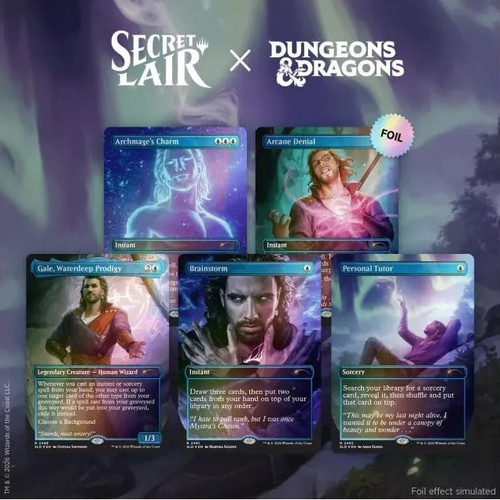 MtG Trading Card Game Dungeons & Dragons Gale's Ambition Secret Lair Series Foid Edition、ToyWiz、kayou
