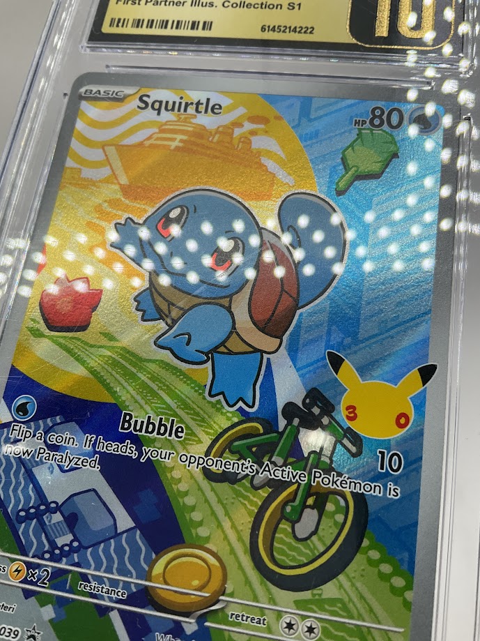 Squirtle Pokemon First Partner Illustration Collection S1 #039 CGC 10 Pristine、Collector Store LLC Gaming、kayou