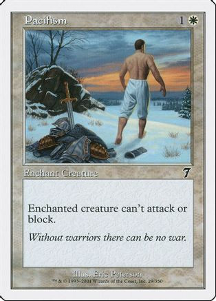 Pacifism (7ED-029) - 7th Edition、Wizards of the Coast、kayou