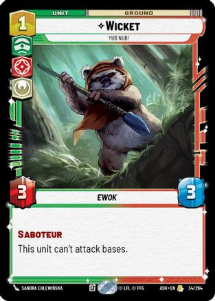 Wicket - Yub Nub! (34/264) - Ashes of the Empire、GameNerdz、kayou