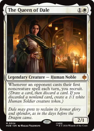 The Queen of Dale (Foil) | The Hobbit、Magic: The Gathering、kayou