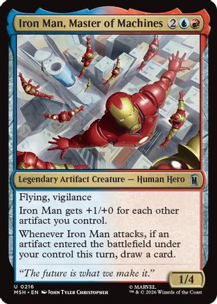 Iron Man, Master of Machines (MSH-216) - Marvel Super Heroes Foil、Wizards of the Coast、kayou