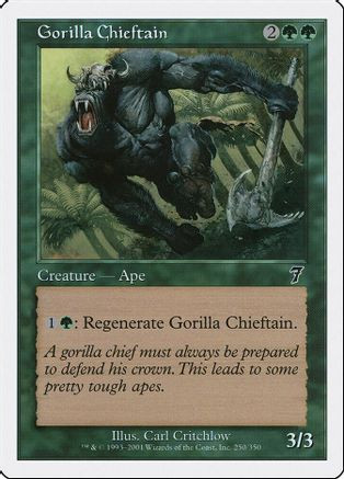 Gorilla Chieftain (7ED-250) - 7th Edition Foil、Wizards of the Coast、kayou
