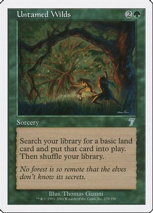 Untamed Wilds (7ED-279) - 7th Edition Foil、Wizards of the Coast、kayou