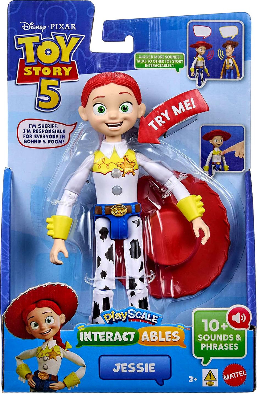 Disney / Pixar Toy Story 5 Playscale Interactables Jessie 8.8-Inch Talking Figure、ToyWiz、kayou