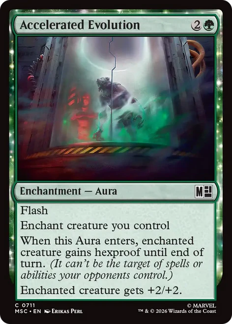 Accelerated Evolution (Foil) | Marvel Super Heroes Commander、Magic: The Gathering、kayou
