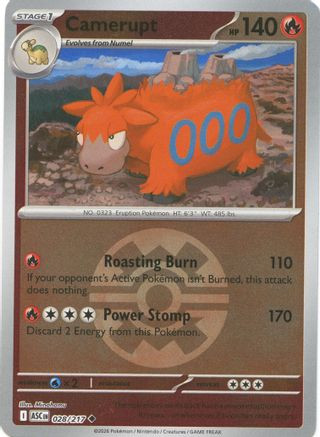 Camerupt (Quick Ball) 28 - ME Ascended Heroes Reverse Holofoil、The Pokémon Company、kayou