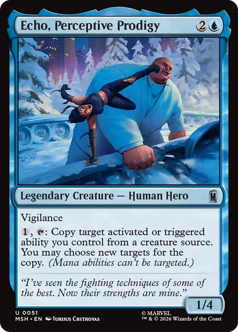 Echo, Perceptive Prodigy (Foil) | Marvel Super Heroes、Magic: The Gathering、kayou