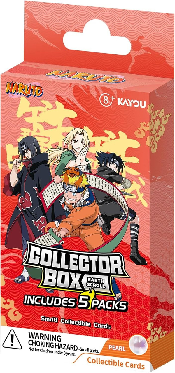 Naruto Smriti Earth Scroll Trading Card COLLECTOR Box #02-NA 5 Packs、ToyWiz、kayou