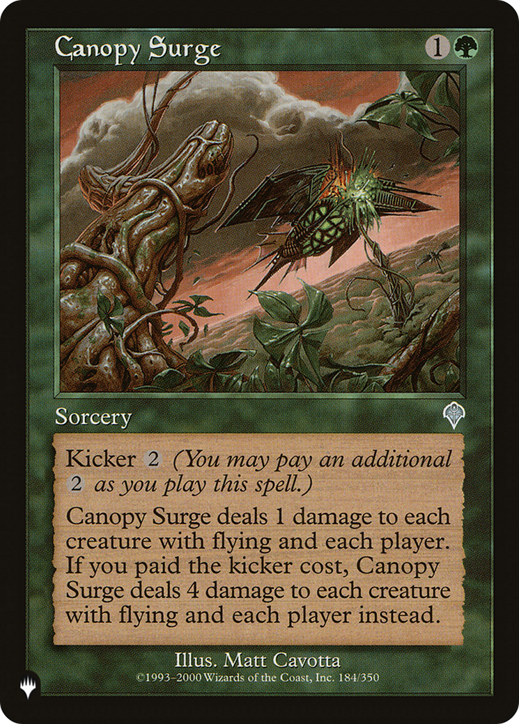 Canopy Surge (LIST-184/350) - The List、Wizards of the Coast、kayou