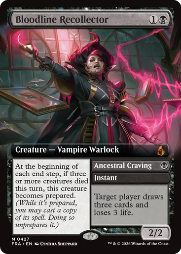 Bloodline Recollector // Ancestral Craving (Extended Art) | Reality Fracture、Magic: The Gathering、kayou