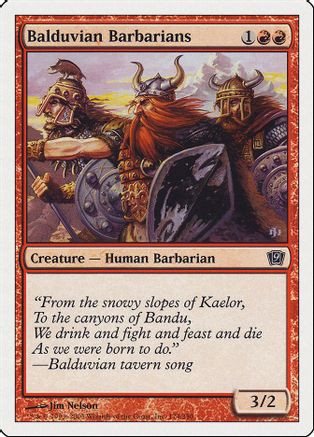 Balduvian Barbarians (9ED-174) - 9th Edition、Wizards of the Coast、kayou