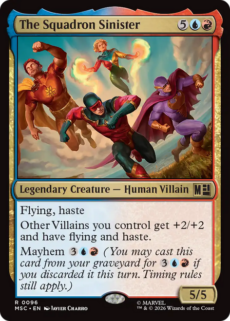 The Squadron Sinister (Surge Foil) | Marvel Super Heroes Commander、Magic: The Gathering、kayou