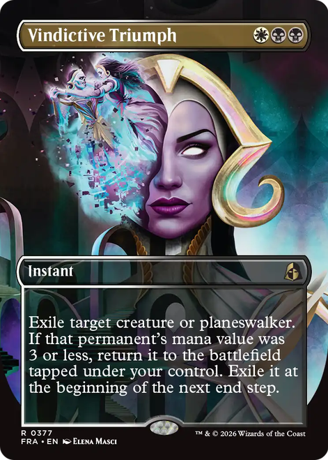 Vindictive Triumph (Borderless Braintwister) | Reality Fracture、Magic: The Gathering、kayou