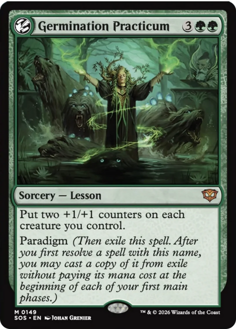 Germination Practicum | Secrets of Strixhaven、Magic: The Gathering、kayou