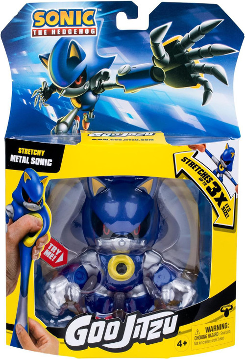 Heroes of Goo Jit Zu Sonic the Hedgehog Stretchy Metal Sonic Action Figure、ToyWiz、kayou