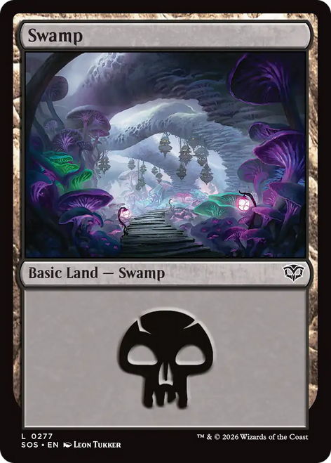 Swamp (#277) (Foil) | Secrets of Strixhaven、Magic: The Gathering、kayou