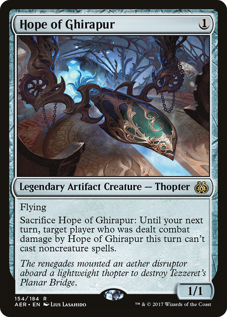 Hope of Ghirapur (AER-154) - Aether Revolt (HP)、Wizards of the Coast、kayou