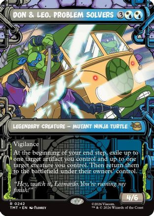 Don & Leo, Problem Solvers (Showcase) (TMT-242) - Teenage Mutant Ninja Turtles、Wizards of the Coast、kayou
