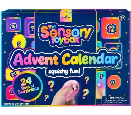 The Sensory Toybox Squishy Fun Advent Calendar 24 Days of Surprises! (Pre-Order ships October)、ToyWiz、kayou