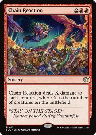 Chain Reaction (SOC-121) - Commander: Secrets of Strixhaven、Wizards of the Coast、kayou
