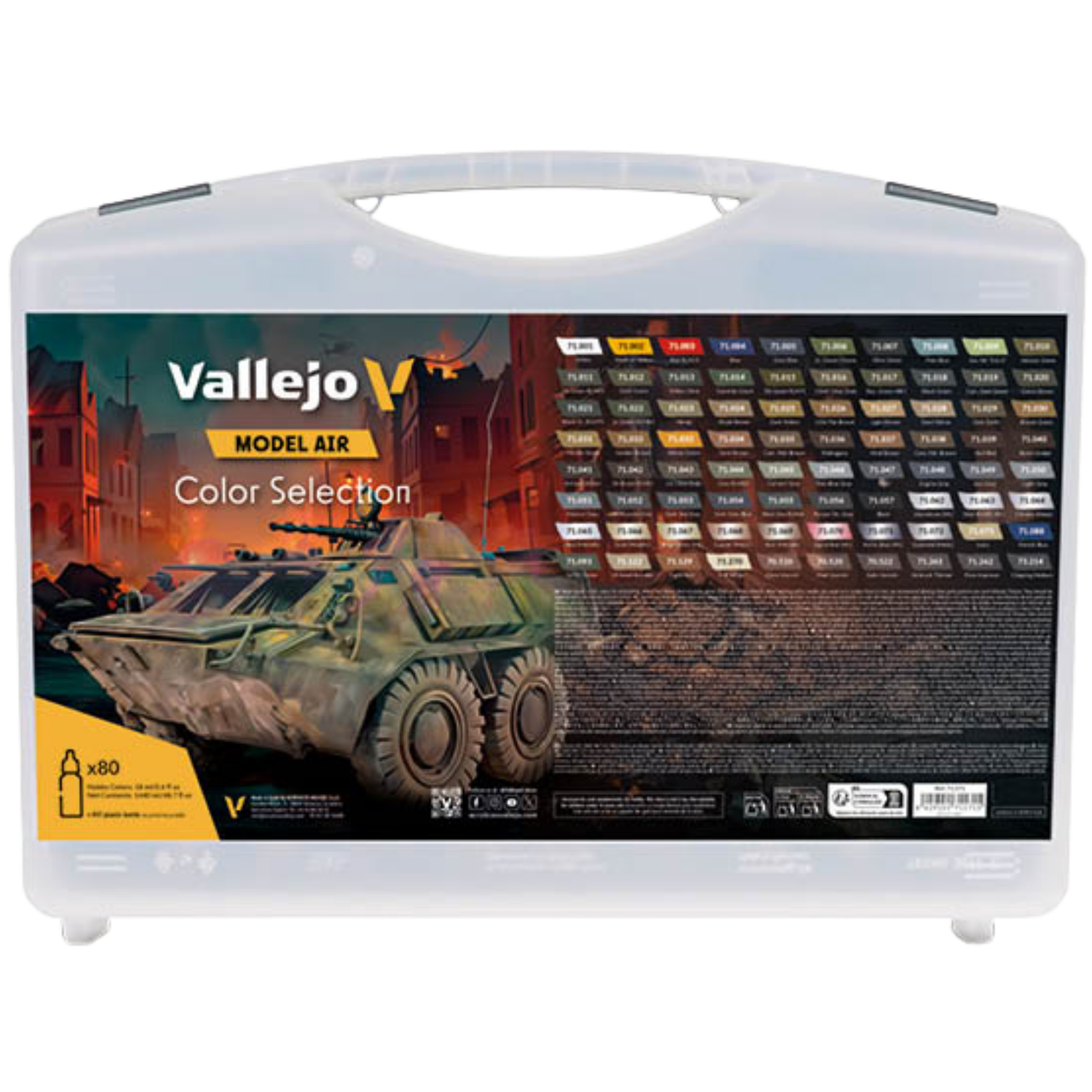 Acrylicos Vallejo: Model Air - Color Selection 18ml (80ct)、Acrylicos Vallejo, S.L.、kayou