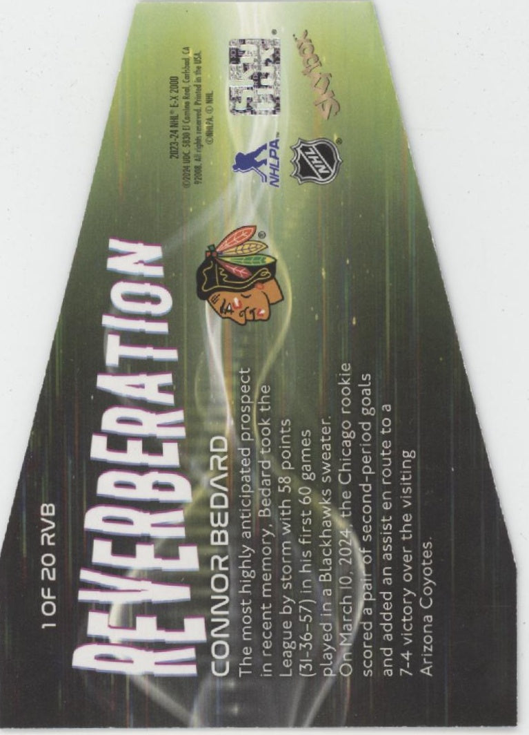 Connor Bedard 2023-24 Skybox E-X 2000 Reverberation Die-Cut #1、Collector Store LLC、kayou
