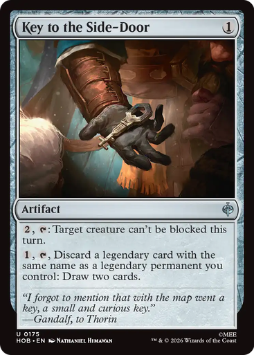 Key to the Side-Door (Foil) | The Hobbit、Magic: The Gathering、kayou