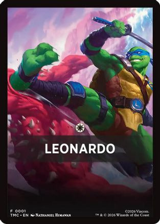 Leonardo Theme Card (TMC-001) - Commander: Teenage Mutant Ninja Turtles、Wizards of the Coast、kayou