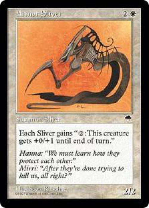 MtG Tempest Uncommon Armor Sliver #4、ToyWiz、kayou