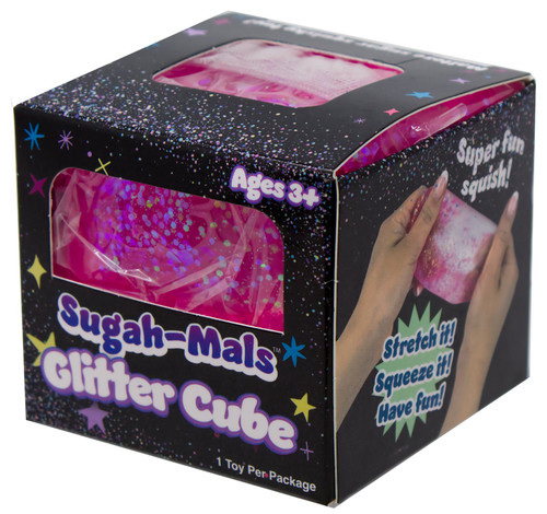 Sugah-Mals Glitter Cube PINK Sugar Squishy Toy、ToyWiz、kayou