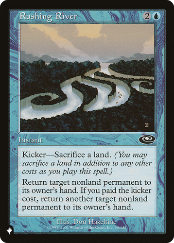 Rushing River (LIST-30/143) - The List、Wizards of the Coast、kayou