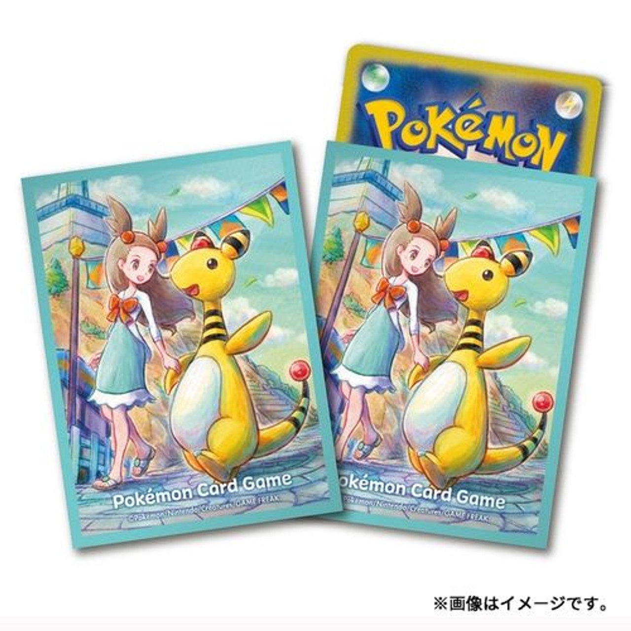 Pokemon: Jasmine & Ampharos Sleeves (Japanese Pokemon Center Exclusive)、Pokemon、kayou