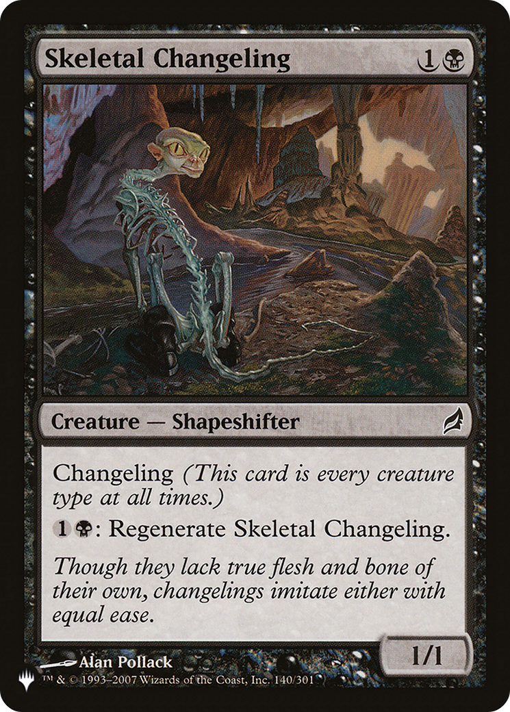 Skeletal Changeling (LIST-140) - The List、Wizards of the Coast、kayou