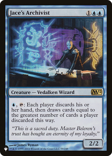 Jace's Archivist (LIST-59/249) - The List、Wizards of the Coast、kayou