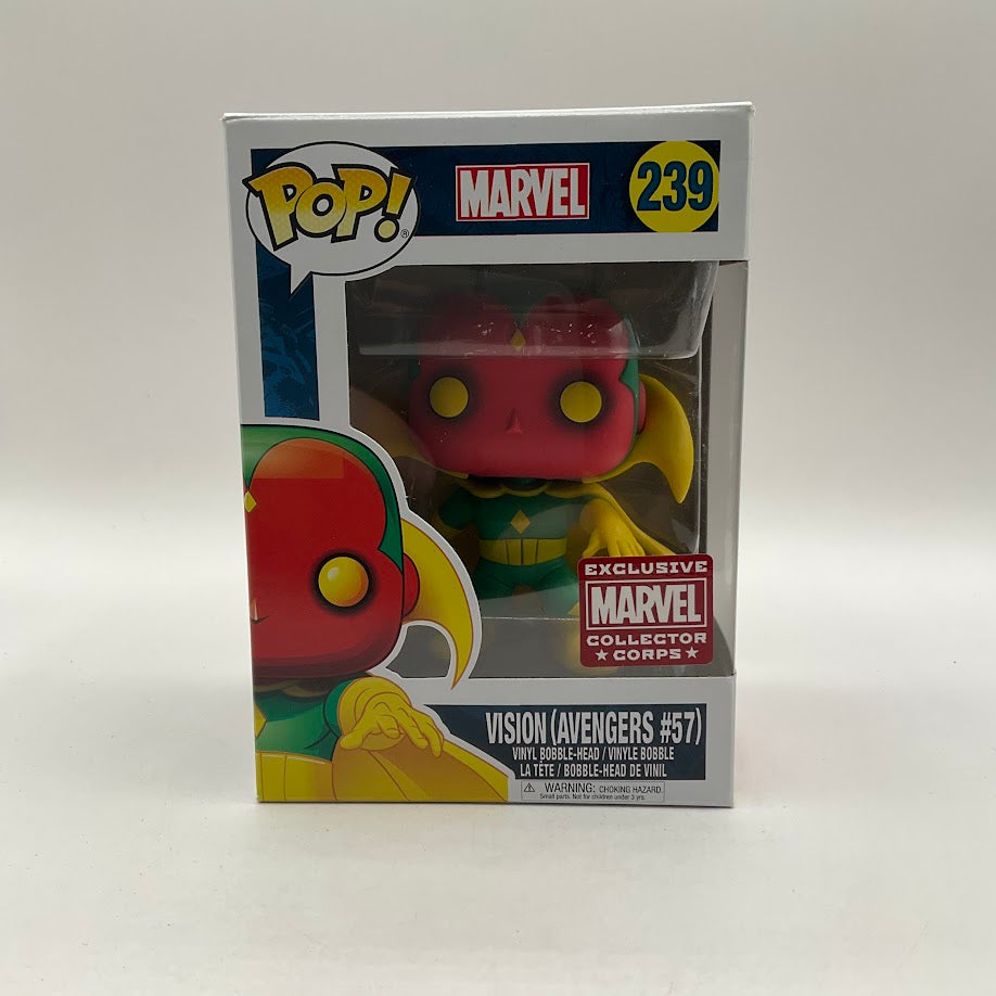 Vision (Avengers #57) Funko Pop! Marvel #239 Marvel Collector Corps、Funko、kayou