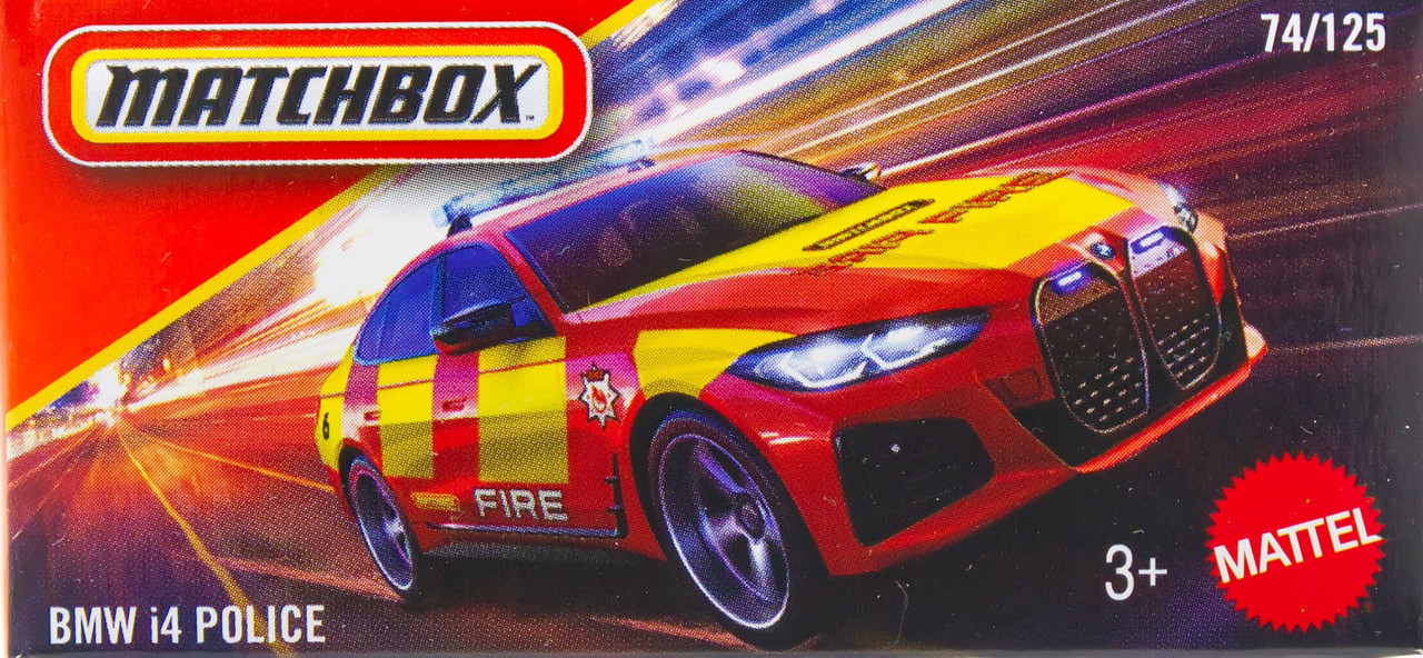 Matchbox BMW i4 Police Diecast Car、ToyWiz、kayou