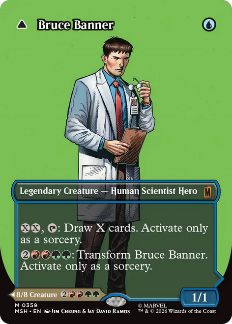 Bruce Banner // The Incredible Hulk (Logo Art Foil) | Marvel Super Heroes、Magic: The Gathering、kayou