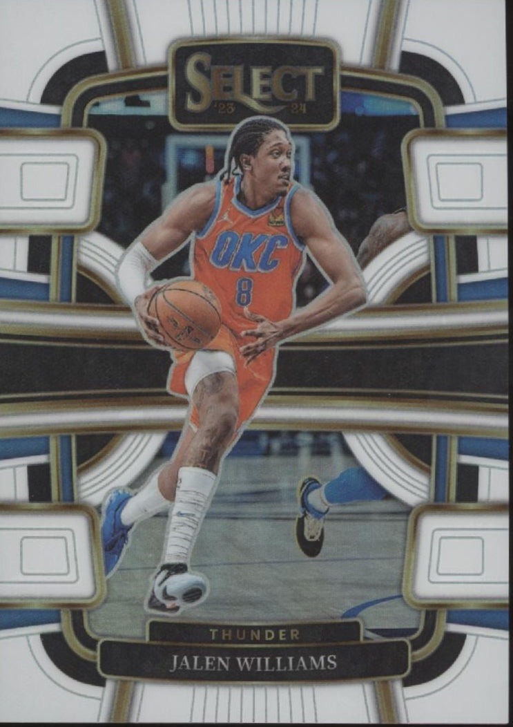 Jalen Williams 2023-24 Panini Select White Prizm 020/149 #9、Collector Store LLC、kayou
