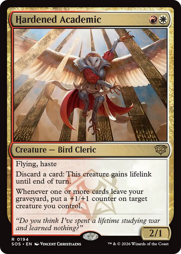 Hardened Academic (Foil) | Secrets of Strixhaven、Magic: The Gathering、kayou