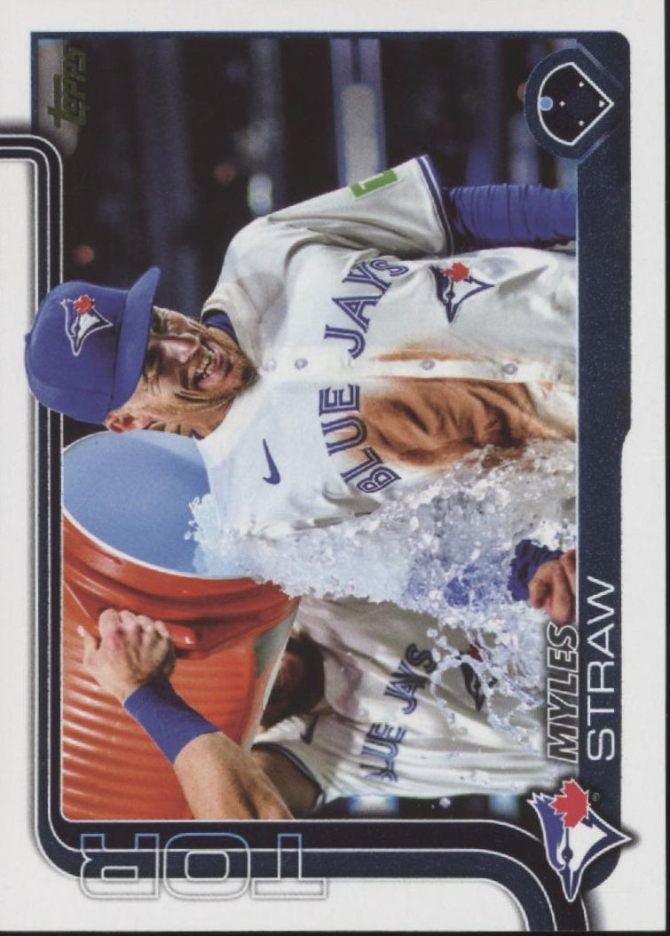 Myles Straw 2025 Topps Update Golden Mirror Image Variation #US340、Collector Store LLC、kayou
