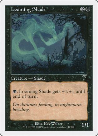 Looming Shade (7ED-145) - 7th Edition、Wizards of the Coast、kayou