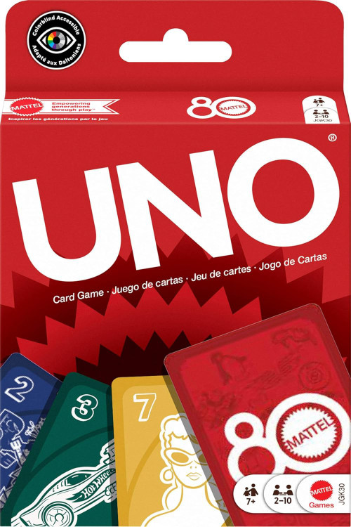 Mattel 80th Annivesary UNO Card Game、ToyWiz、kayou