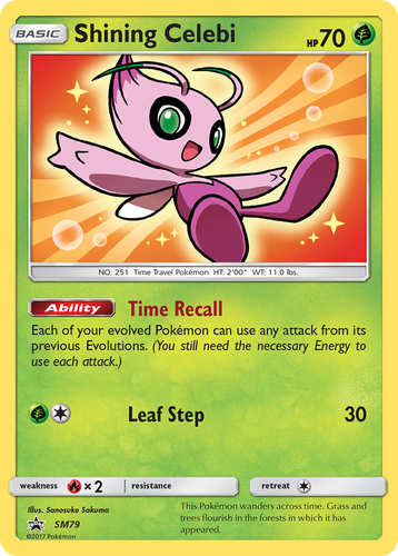Shining Celebi SM79/248 - SM Black Star Promos Holofoil (MP)、The Pokémon Company、kayou