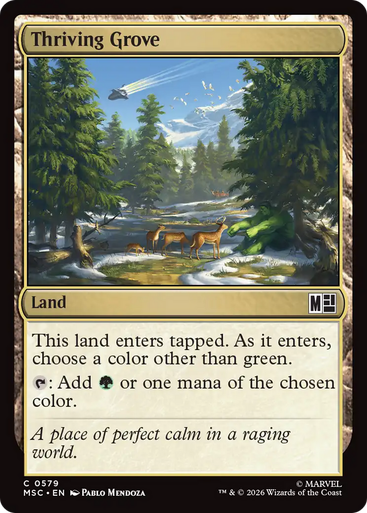 Thriving Grove (Foil) | Marvel Super Heroes Commander、Magic: The Gathering、kayou